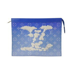 Louis Vuitton Pochette Voyage clutch bag Monogram Clouds canvas